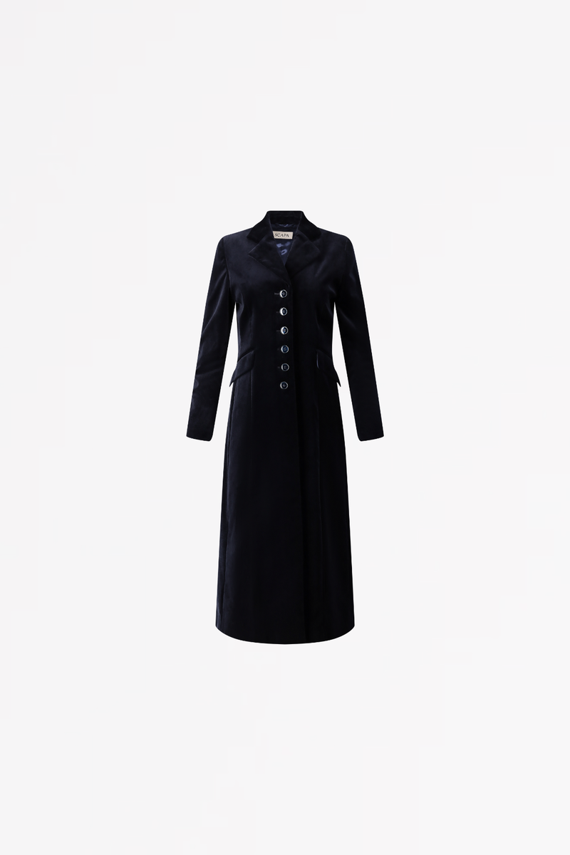 SCAPA WOMEN - COAT - CHARLOTTE BISS - COTTON VELVET - SCAPA OFFICAL