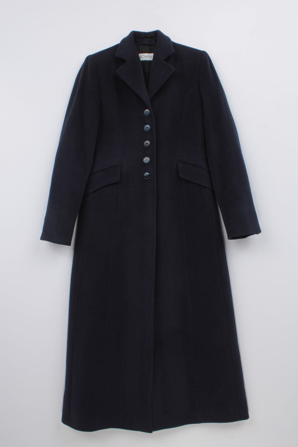 VIRGIN WOOL SINGLE-BREASTED COAT CHARLOTTE BIS - COATS - SCAPA FASHION - SCAPA OFFICIAL
