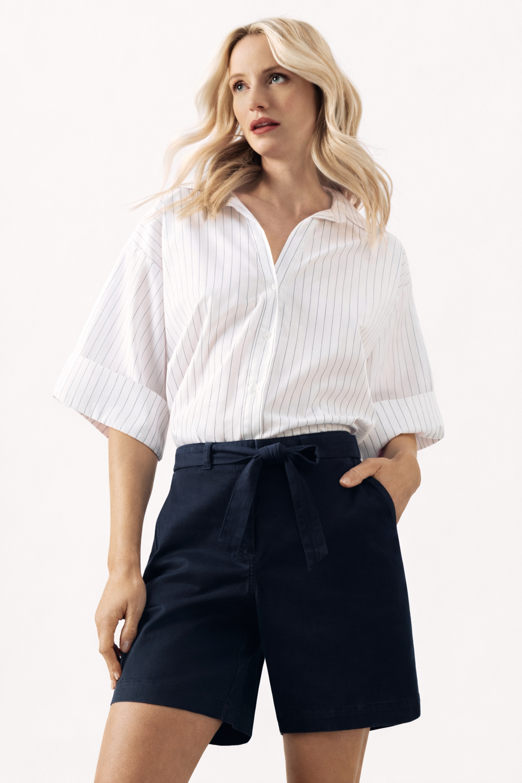 LINEN SHORT  BOWDEN - opgepast geen ringen juiste foto's !! - TROUSERS - SCAPA FASHION - SCAPA OFFICIAL