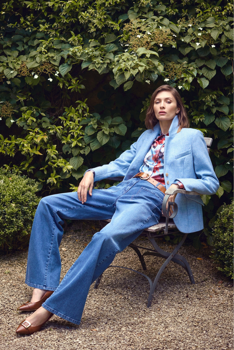 ITALIAN SILK FLORAL PRINT SHIRT NASH - SHIRTS - SCAPA FASHION - SCAPA OFFICIAL