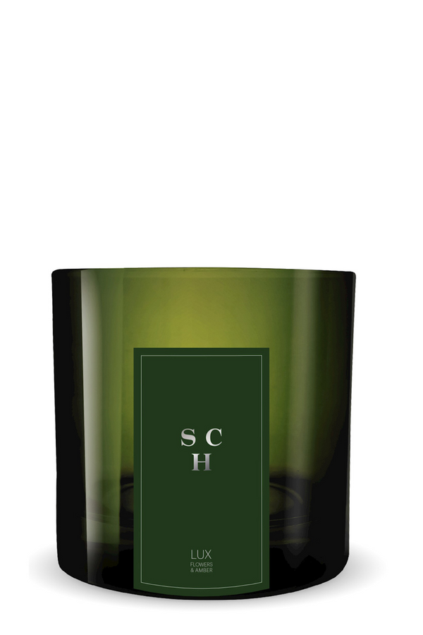 FLOWERS & AMBER SCENTED CANDLE LARGE -  - SCAPA FASHION - SCAPA OFFICIAL