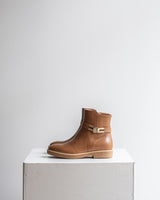 LEATHER BUCKLE ANKLE BOOTS - SHOES - SCAPA FASHION - SCAPA OFFICIAL