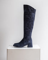 SUEDE KNEE-LENGHT BOOTS MONICA - SHOES - SCAPA FASHION - SCAPA OFFICIAL