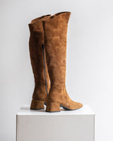 SUEDE KNEE-LENGHT BOOTS MONICA - SHOES - SCAPA FASHION - SCAPA OFFICIAL