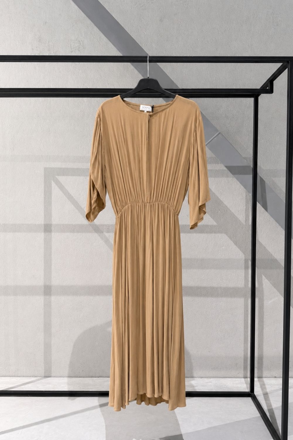 DRESS  ANNIE - DARK CAMEL