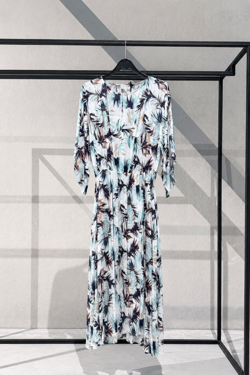 DRESS  ANNIE - MULTICOLOR PRINT ORANGE