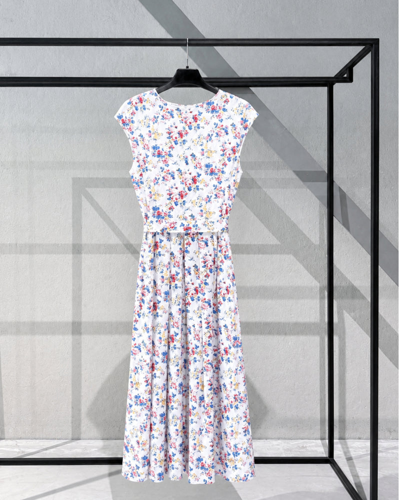 COTTON FLORAL DRESS MARTHA