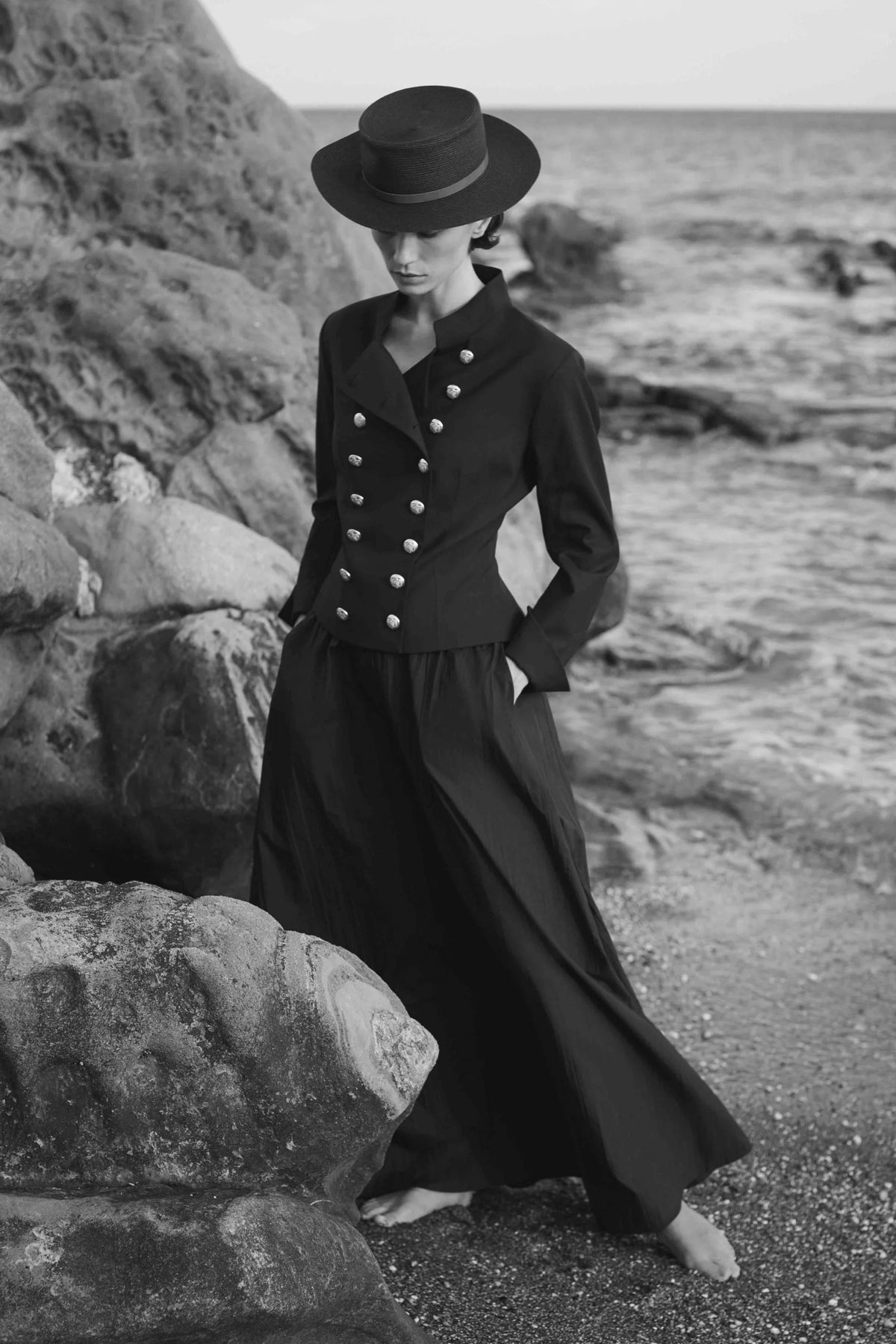 NEW COOL WOOL JACKET WHITNEY - NAVY - ICONICS - SCAPA OFFICIAL