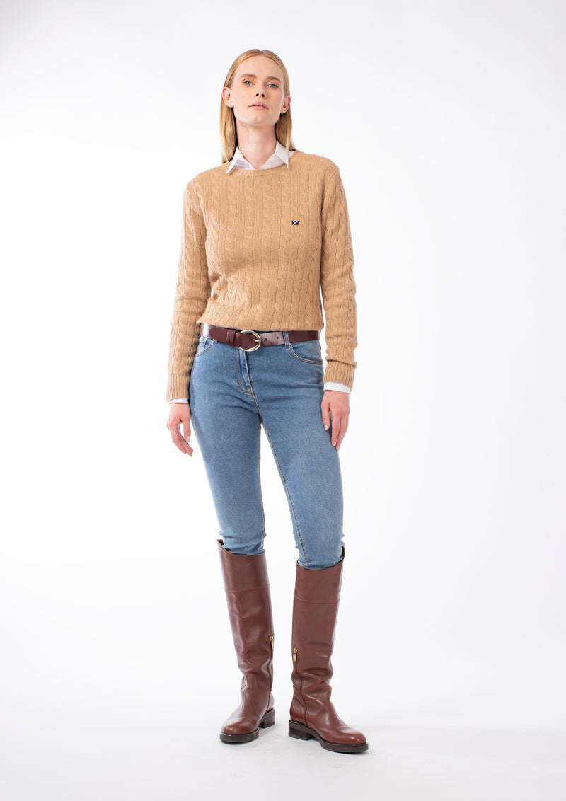 CROPPED JEANS MOUDA - DENIM BLUE - TROUSERS - SCAPA FASHION - SCAPA OFFICIAL