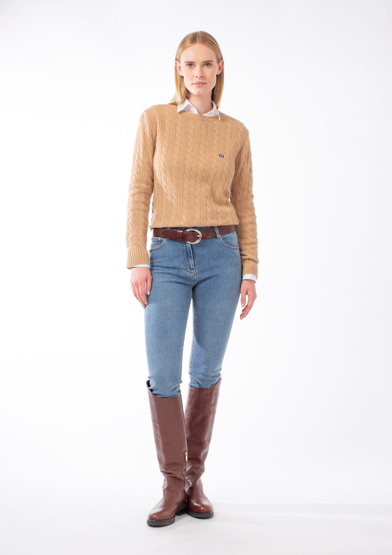 CROPPED JEANS MOUDA - DENIM BLUE - TROUSERS - SCAPA FASHION - SCAPA OFFICIAL