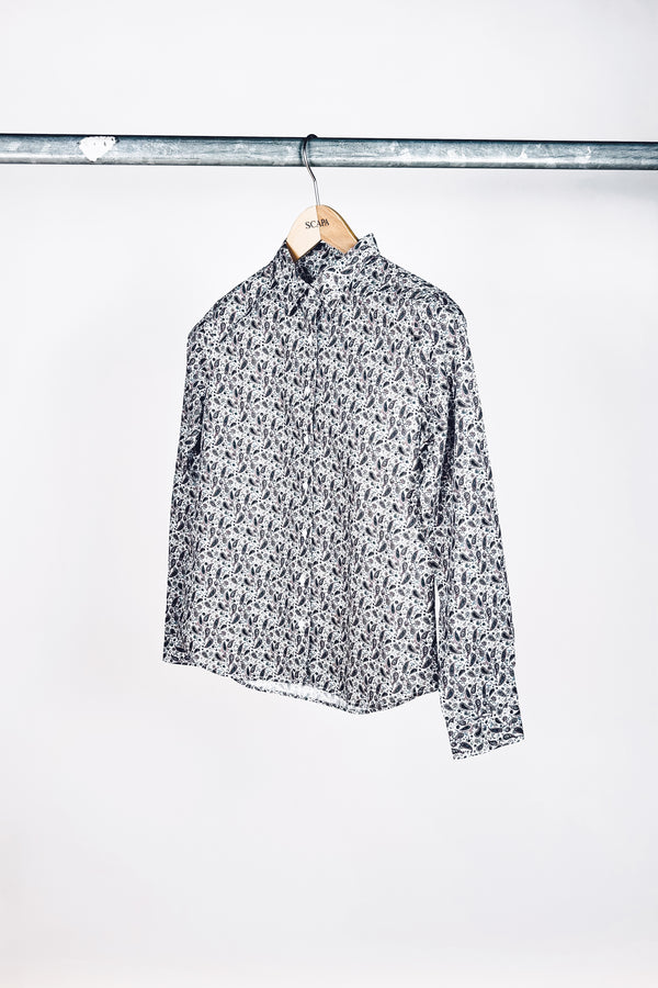 PAISLEY PRINT COTTON SHIRT HELINA