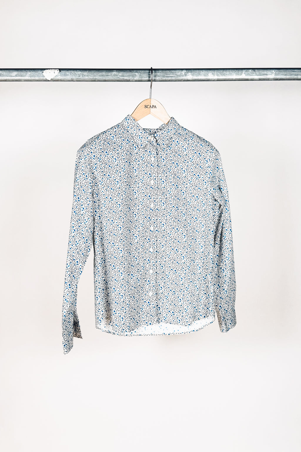 FLOWER PRINT COTTON SHIRT HELINA - SHIRTS - SCAPA FASHION - SCAPA OFFICIAL