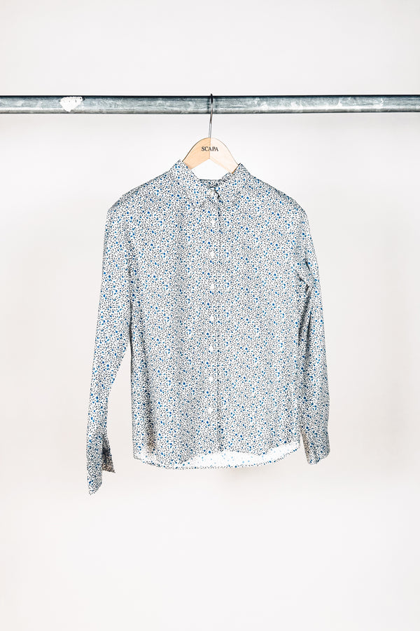 FLOWER PRINT COTTON SHIRT HELINA - SHIRTS - SCAPA FASHION - SCAPA OFFICIAL
