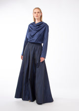 TAFFETA MAXI-SKIRT ODINA