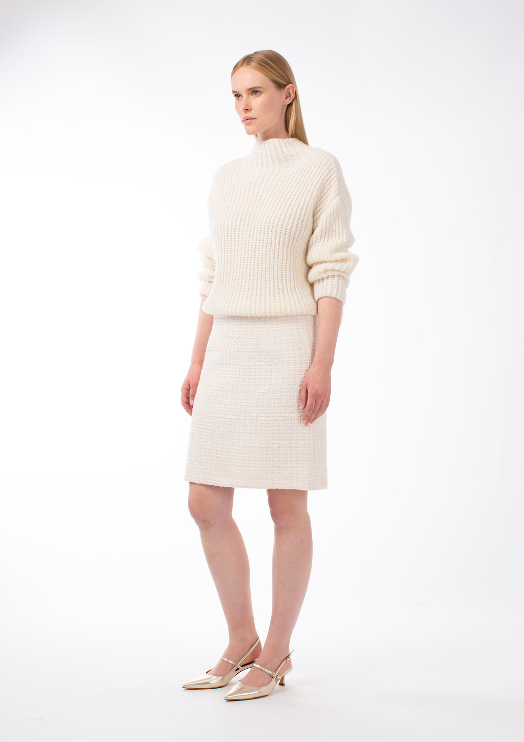 ALPACA WOOL RELAXED CHUNKY-KNIT JUMPER GIOLLINE - PULLS - SCAPA FASHION - SCAPA OFFICIAL