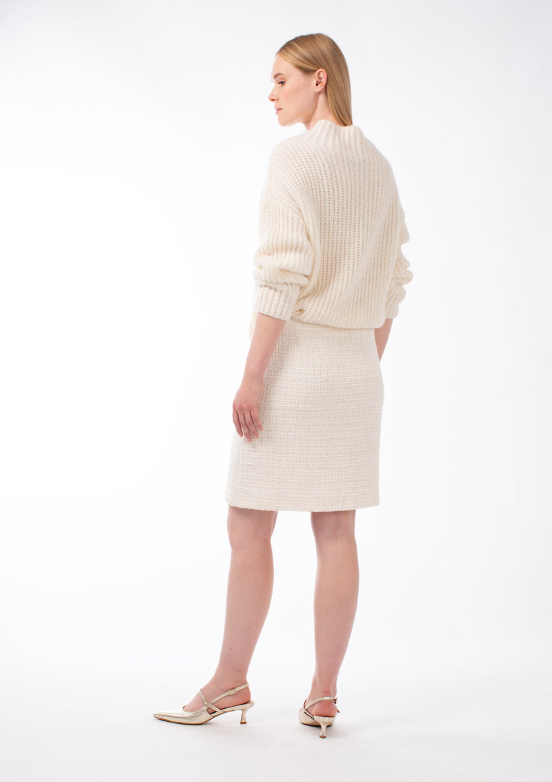 ALPACA WOOL RELAXED CHUNKY-KNIT JUMPER GIOLLINE - PULLS - SCAPA FASHION - SCAPA OFFICIAL