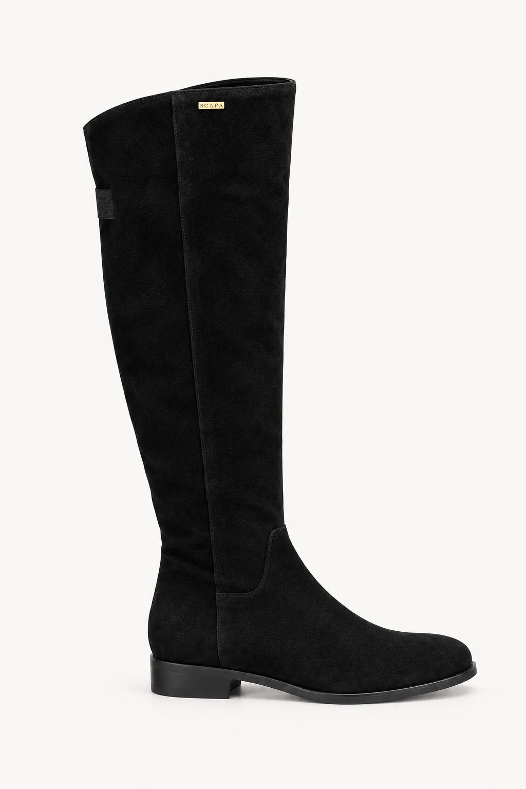 SUEDE BOOTS INGE - BLACK - SHOES - SCAPA FASHION - SCAPA OFFICIAL