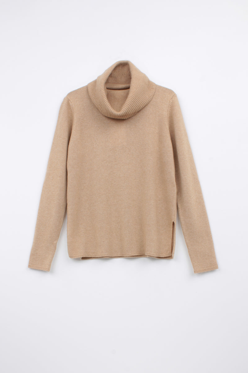 ROLLED TURTLENECK SWEATER ISIS