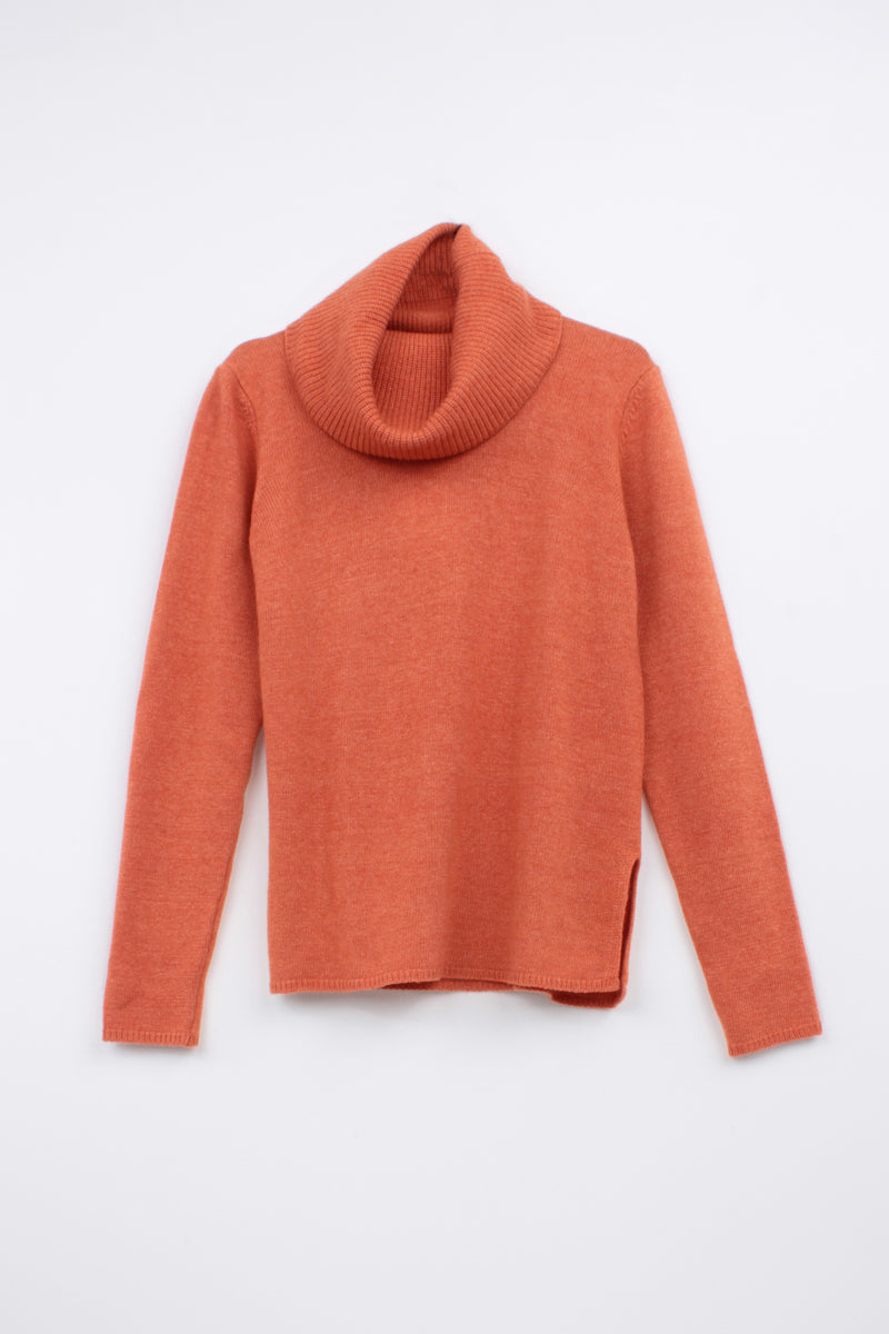 ROLLED TURTLENECK SWEATER ISIS
