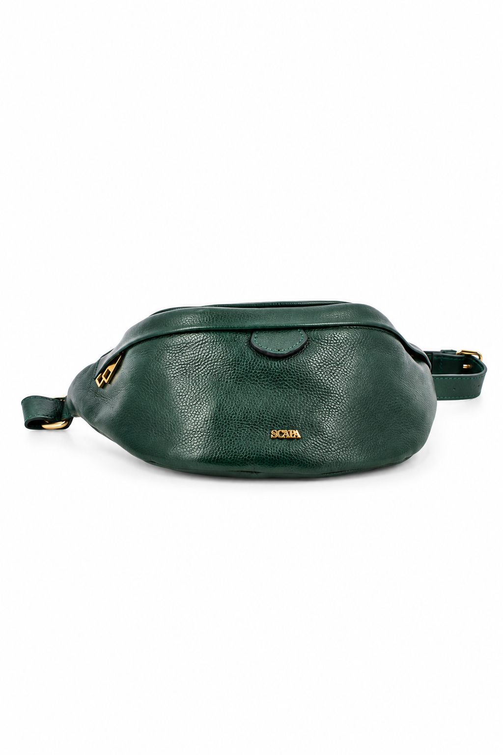 LEATHER CROSS BODY BAG PONY - DARK BROWN/BEIGE/GREY/GREEN - BAGS - SCAPA FASHION - SCAPA OFFICIAL