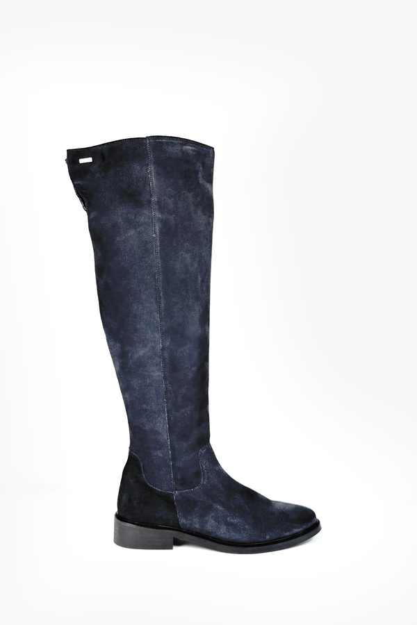 Suede knee-high boot - SHOES - SCAPA FASHION - SCAPA OFFICIAL