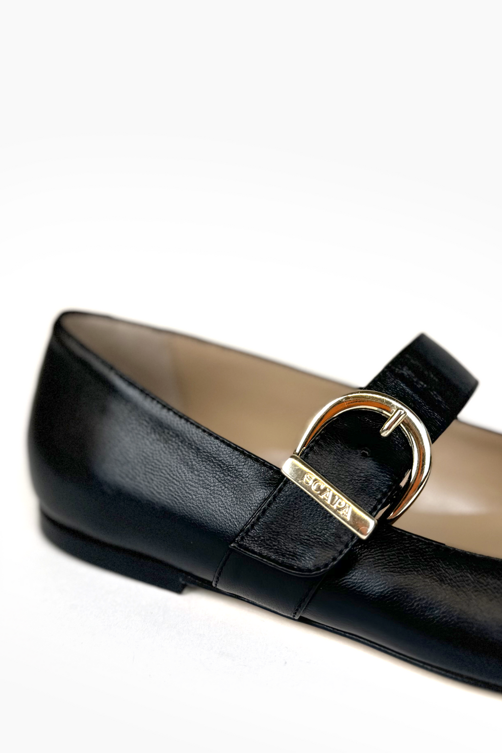 Smooth leather ballerinas - SHOES - SCAPA FASHION - SCAPA OFFICIAL