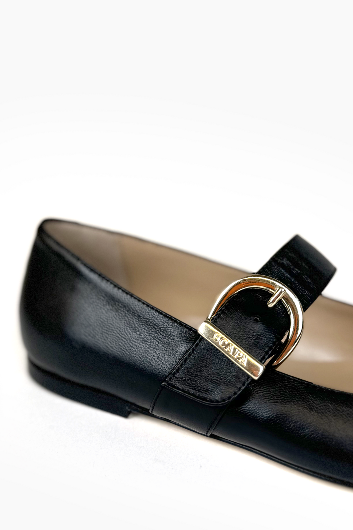 Smooth leather ballerinas - SHOES - SCAPA FASHION - SCAPA OFFICIAL