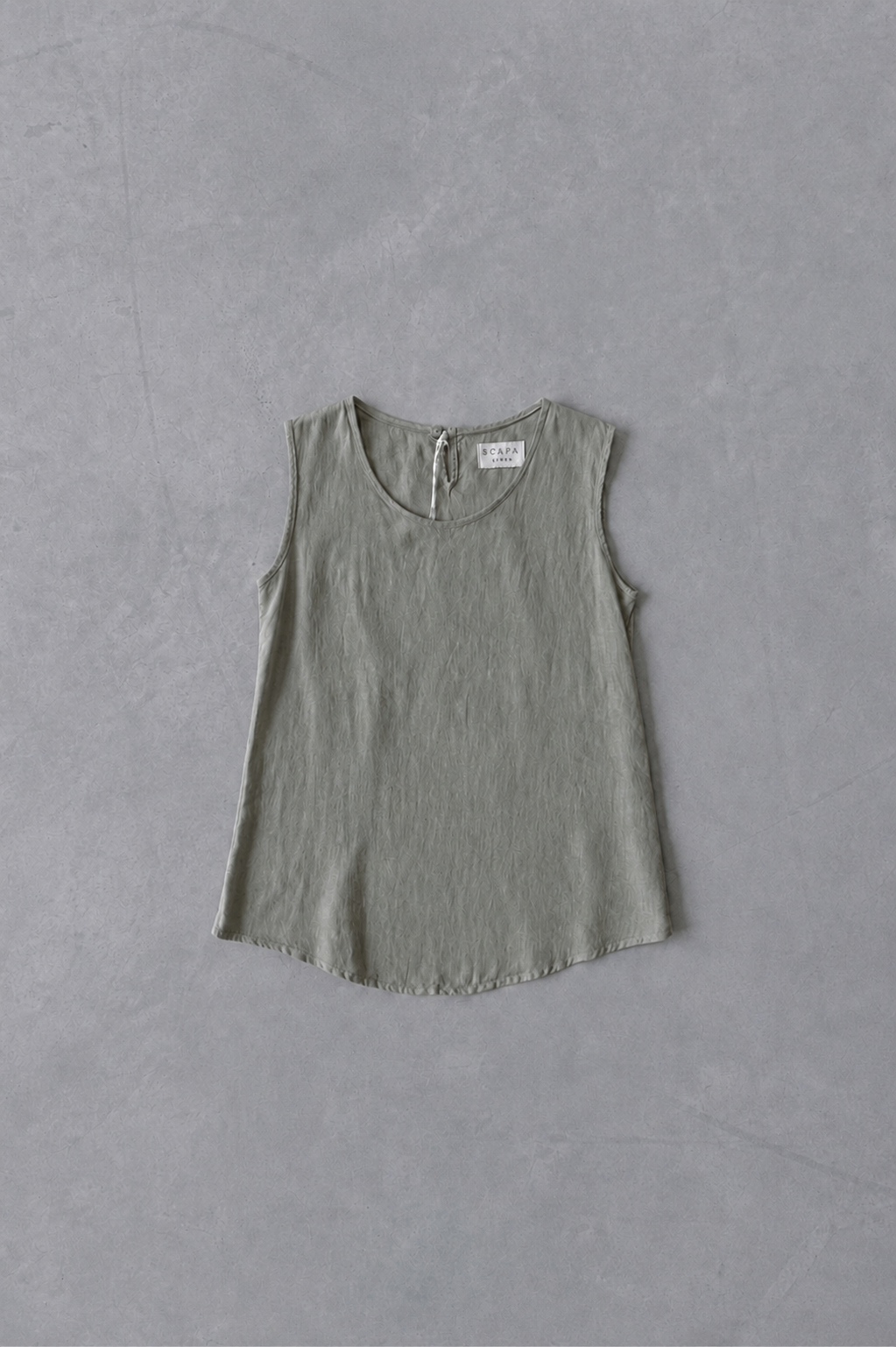 LINEN SHIRT TOP  LOUCILLE - KHAKI