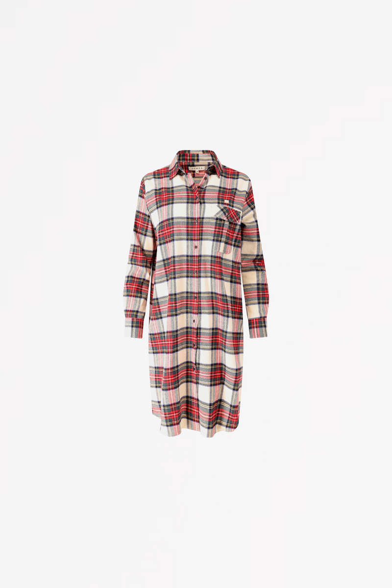 ISPHAR - SHIRT DRESS - SCAPA SPORTS - COTTON - LONG SLEEVES 