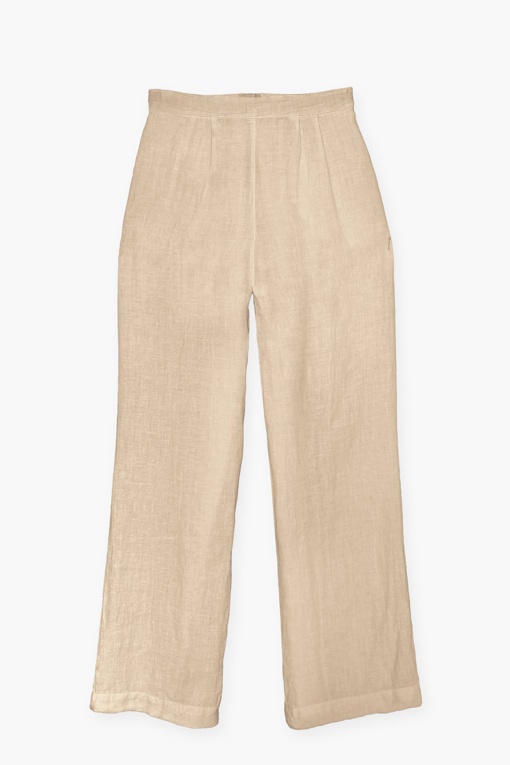 WASHED LINEN TROUSER MAURIEN - Trousers - SCAPA FASHION - SCAPA OFFICIAL