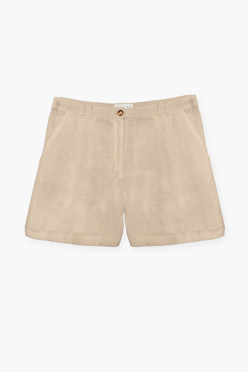 LINEN SHORTS NICO - TROUSERS - SCAPA FASHION - SCAPA OFFICIAL