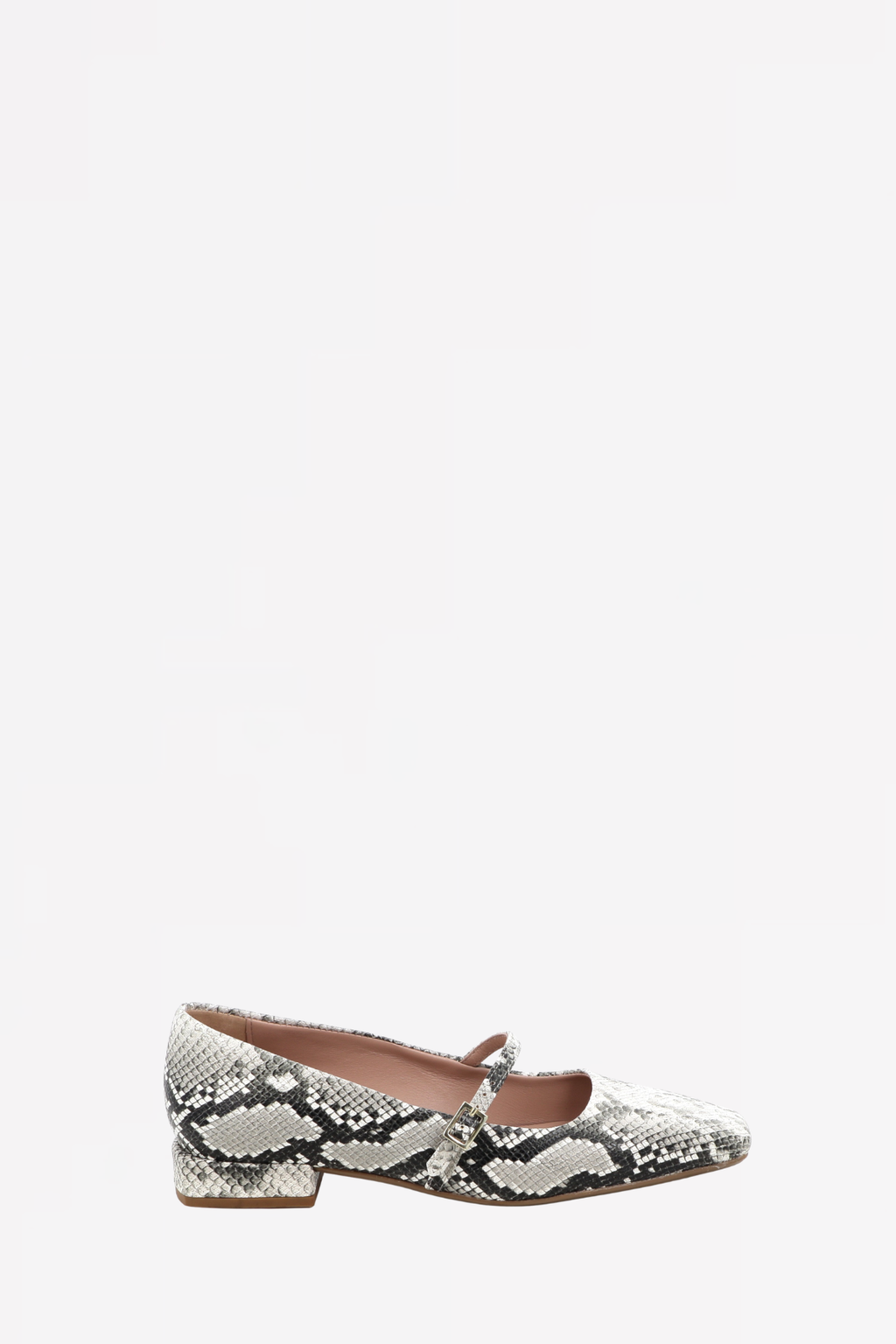 SNAKE PRINTED LEATHER BALLERINA - SHOES - SCAPA FASHION - SCAPA OFFICIAL