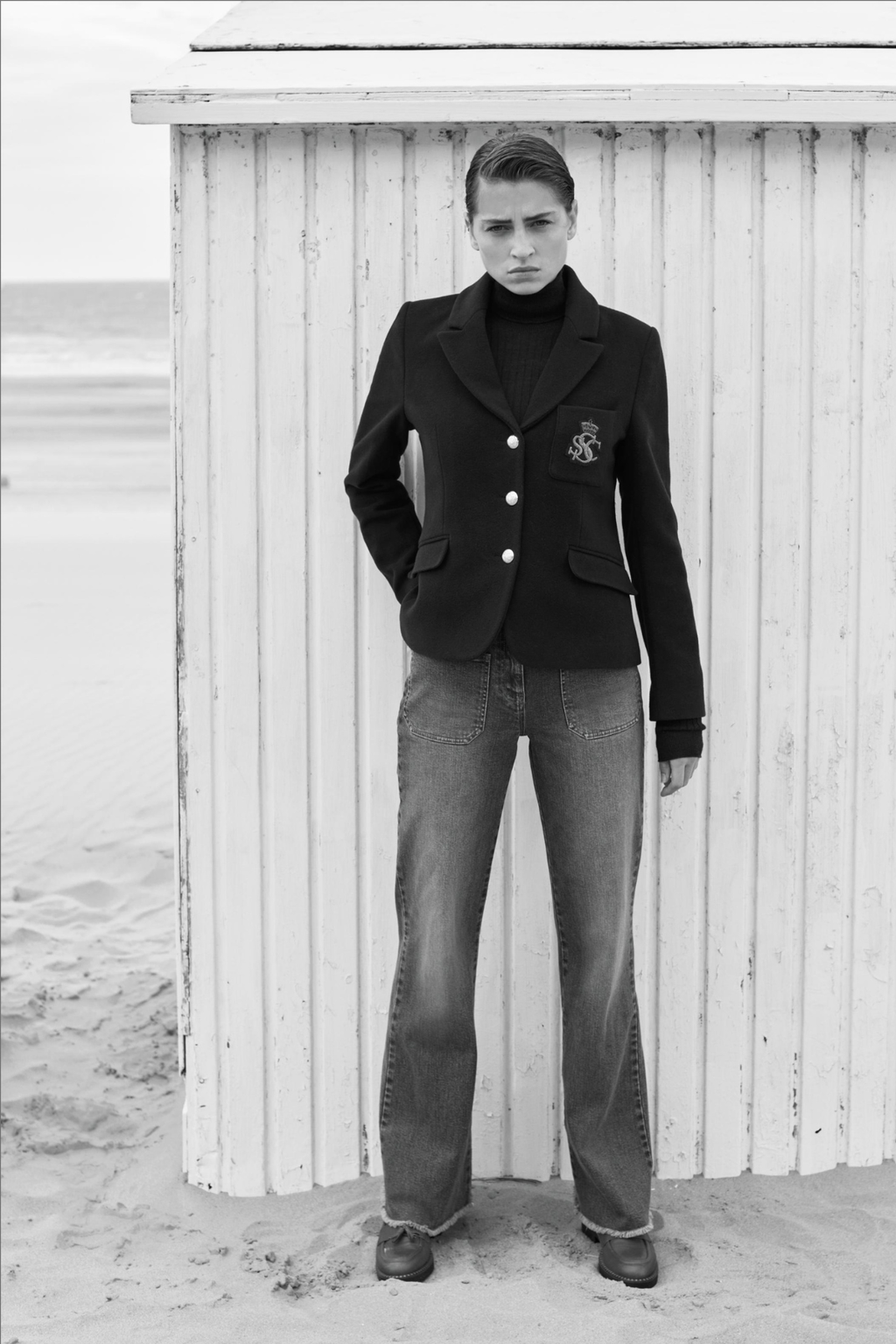 VINTAGE PATCH JACKET TRUMAN - JACKETS - SCAPA FASHION - SCAPA OFFICIAL