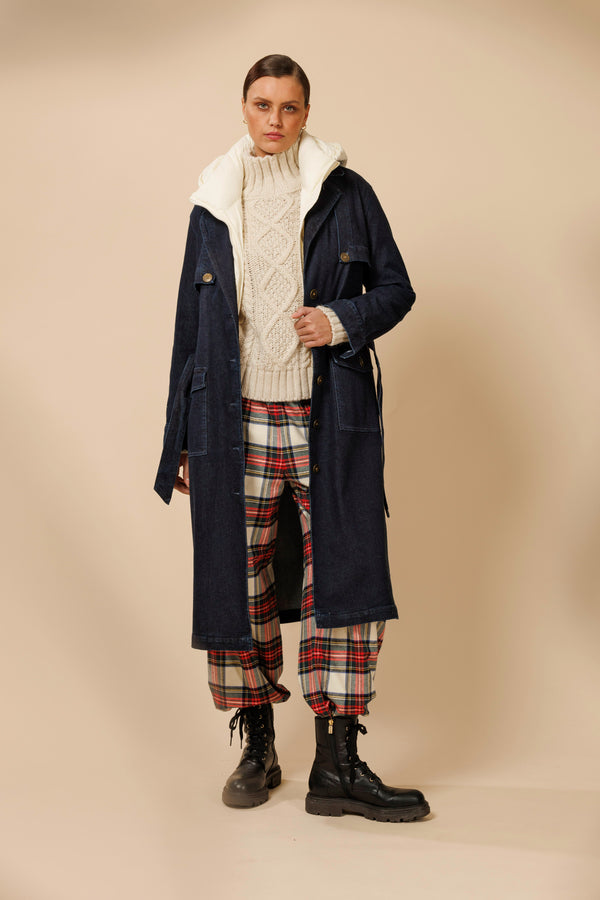 IRENE - PANTS - SCAPA SPORTS - FLANNEL COTTON  
