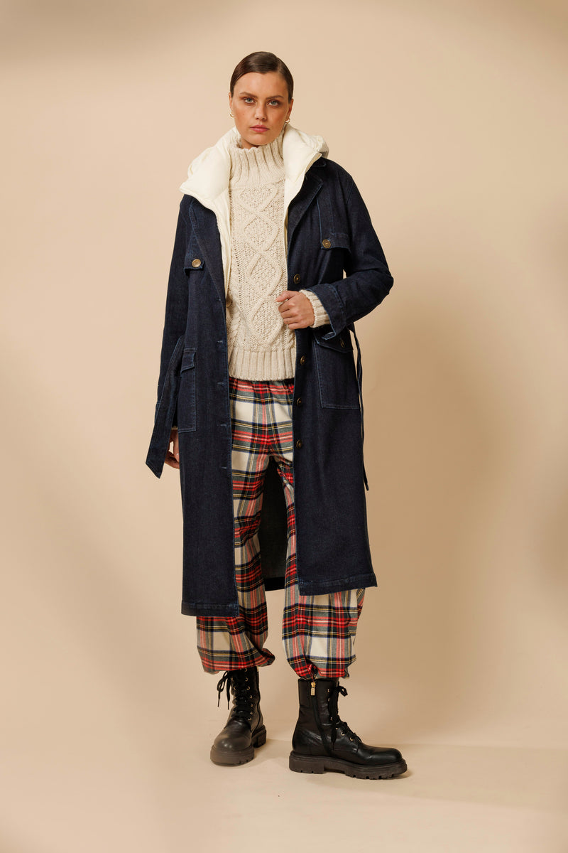 IRENE - PANTS - SCAPA SPORTS - FLANNEL COTTON  