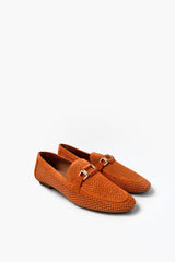 PUNCTURED SUEDE LOAFERS - SHOES - SCAPA FASHION - SCAPA OFFICIAL
