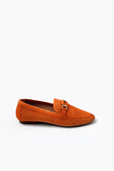 PUNCTURED SUEDE LOAFERS - SHOES - SCAPA FASHION - SCAPA OFFICIAL