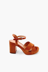 SUEDE CHUNKY HEELS WITH STRAPS - SHOES - SCAPA FASHION - SCAPA OFFICIAL