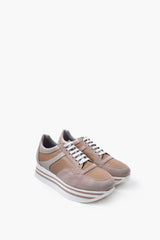 LEATHER SNEAKERS WITH SUEDE ACCENTS - SHOES - SCAPA FASHION - SCAPA OFFICIAL
