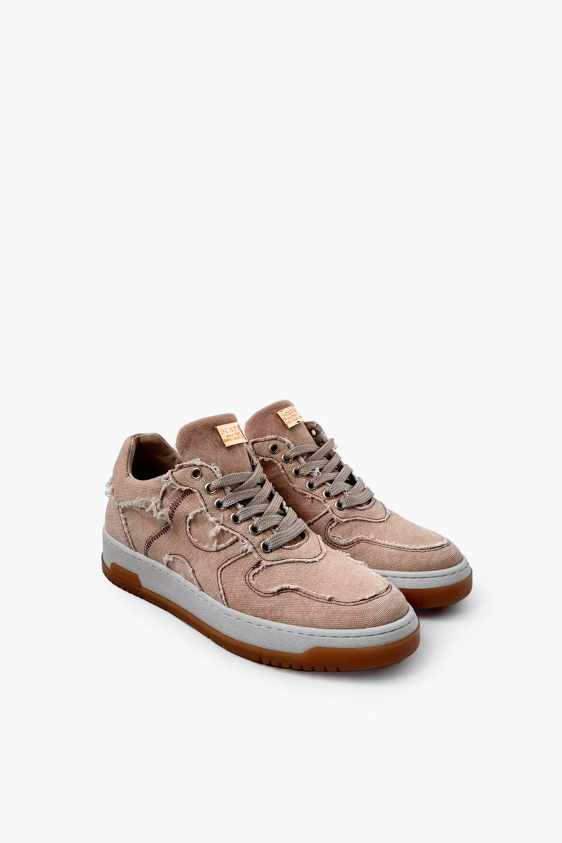 LEATHER PATCHWORK SNEAKERS - SHOES - SCAPA FASHION - SCAPA OFFICIAL