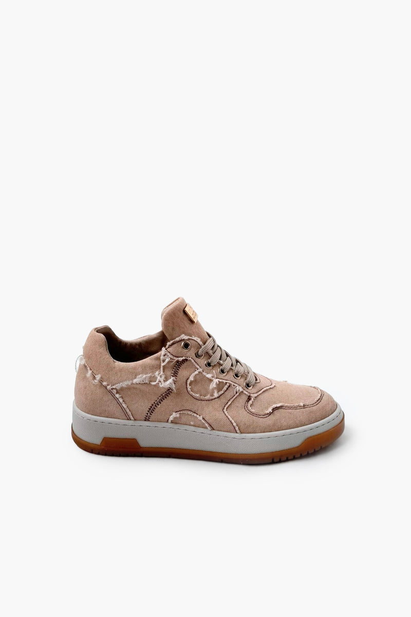 LEATHER PATCHWORK SNEAKERS - SHOES - SCAPA FASHION - SCAPA OFFICIAL