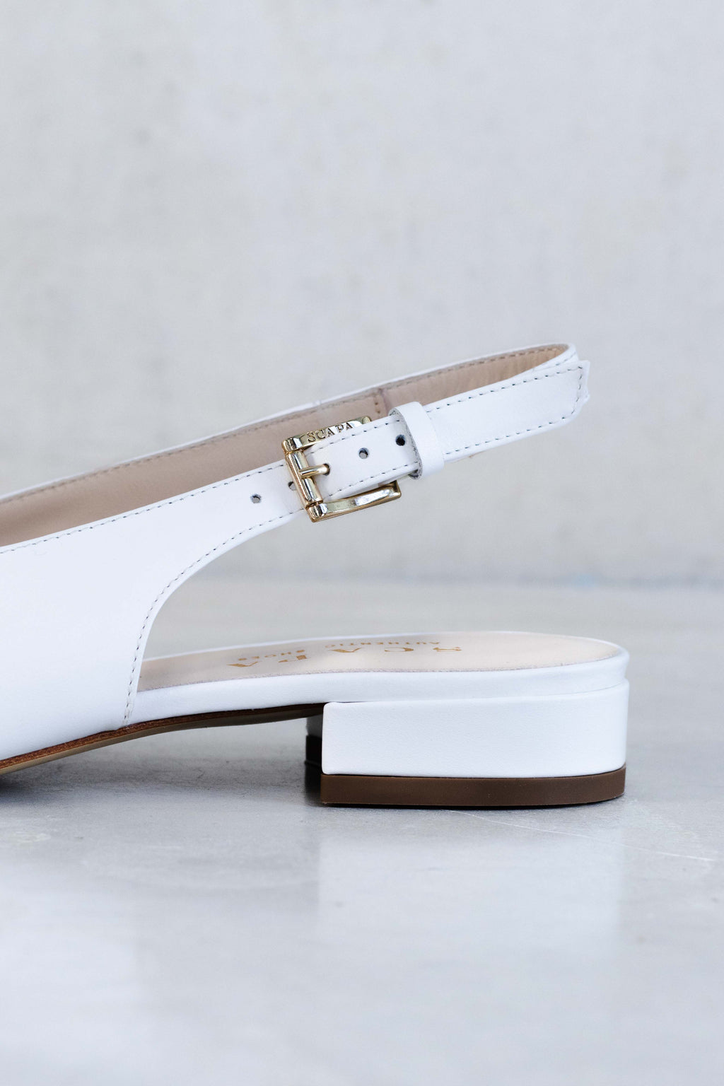 LEATHER COLOURED TOE SLINGBACK - PINK AND SKY - SHOES - SCAPA FASHION - SCAPA OFFICIAL