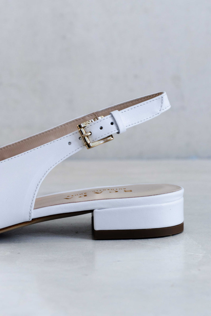 LEATHER COLOURED TOE SLINGBACK - PINK AND SKY - SHOES - SCAPA FASHION - SCAPA OFFICIAL