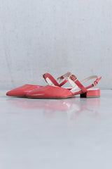 GLOSSY LEATHER SLINGBACK - SKY/PINK/CORAILLE - SHOES - SCAPA FASHION - SCAPA OFFICIAL