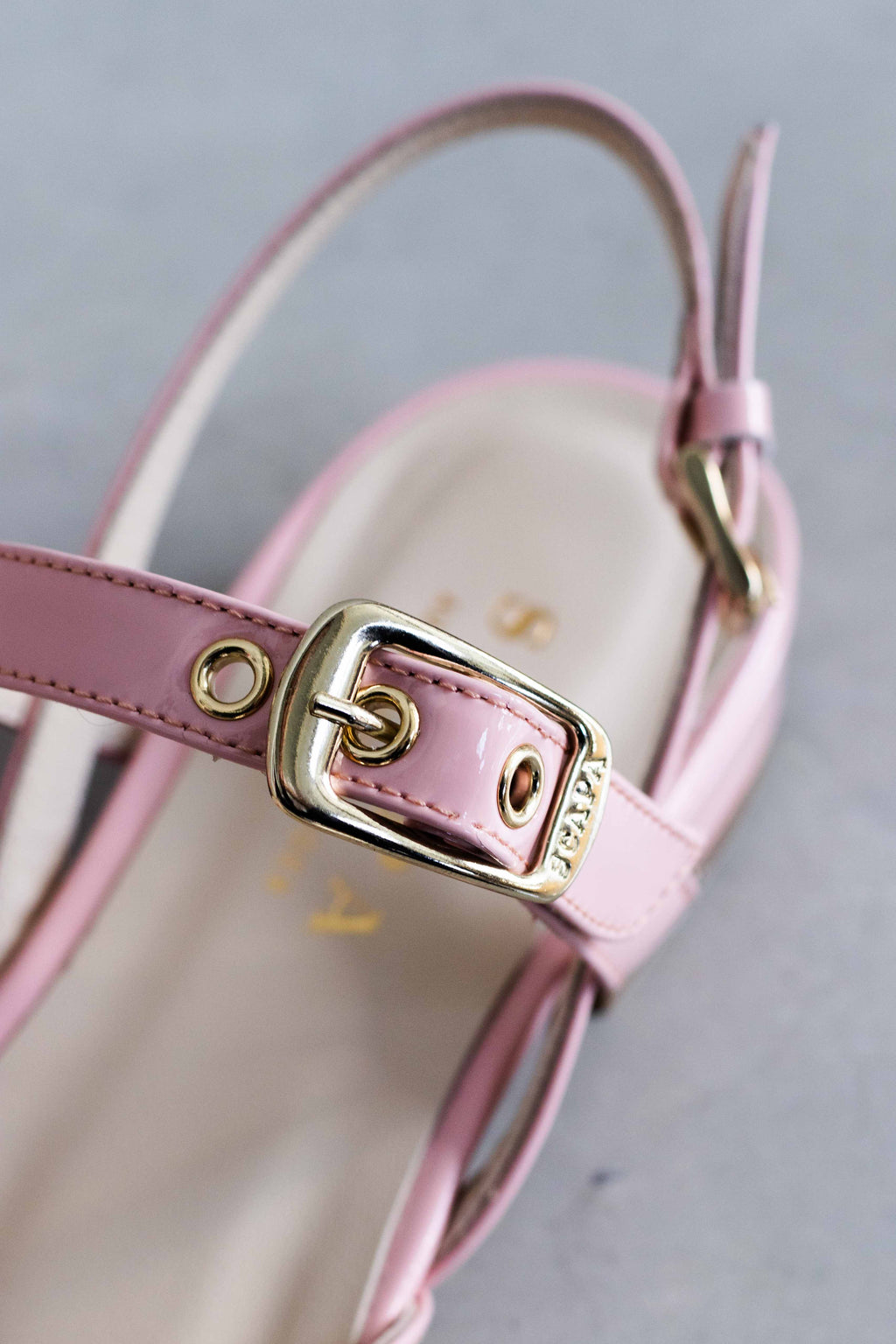 GLOSSY LEATHER SLINGBACK - SKY/PINK/CORAILLE - SHOES - SCAPA FASHION - SCAPA OFFICIAL