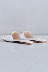 LEATHER SLIPPER WITH FINE BUCKLE - SHOES - SCAPA FASHION - SCAPA OFFICIAL