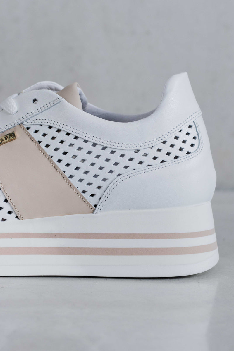 PUNCTURED SNEAKER - SHOES - SCAPA FASHION - SCAPA OFFICIAL