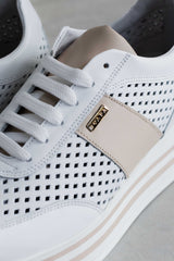 PUNCTURED SNEAKER - SHOES - SCAPA FASHION - SCAPA OFFICIAL