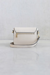 TEXTURED LEATHER CROSSBODY BAG - OFF-WHITE - BAGS - SCAPA FASHION - SCAPA OFFICIAL