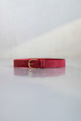 SUEDE BELT TORI - OFF WHITE/BEIGE/LIGHT PINK/WINE - ACCESSOIRES - SCAPA FASHION - SCAPA OFFICIAL